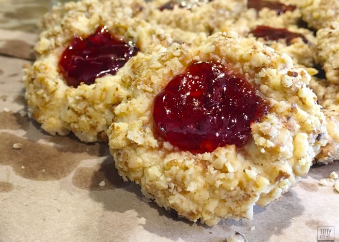 What's the Recipe for Making Walnut Thumbprint Cookies?